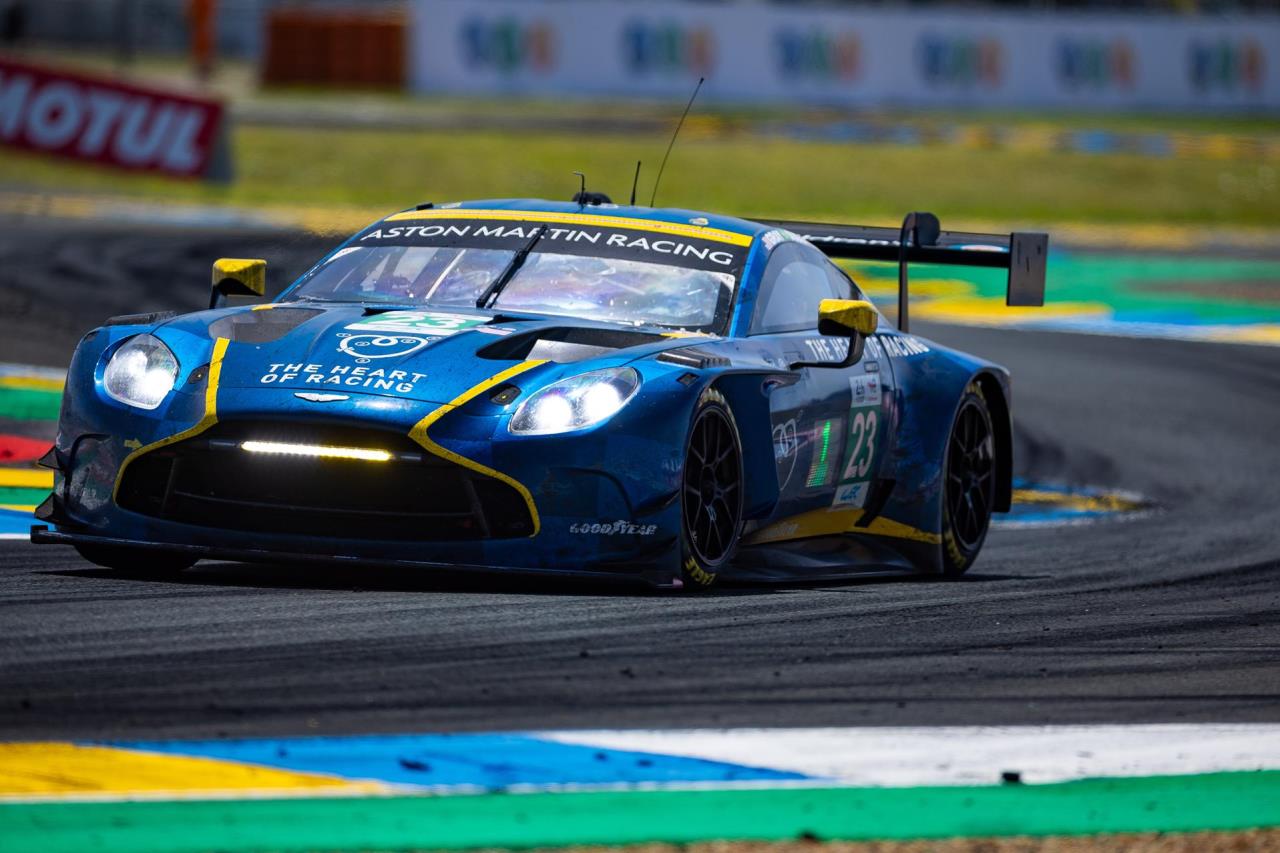 Aston Martin Vantage and the Heart of Racing Team claim LMGT3 podium in the 24 Hours of Le Mans