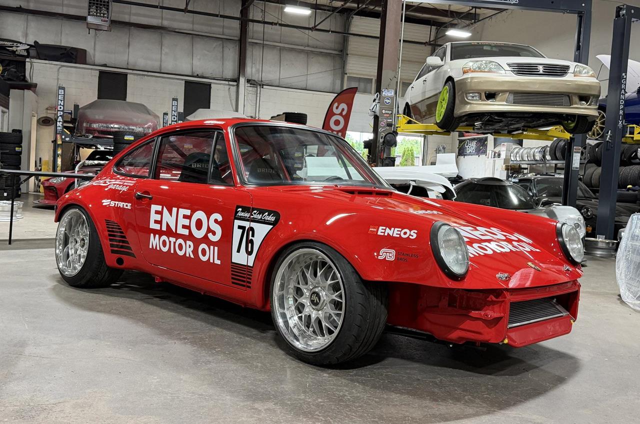 Jimmy Oakes & ENEOS Unveil FerrariPowered Porsche 911 at Formula DRIFT This Weekend!