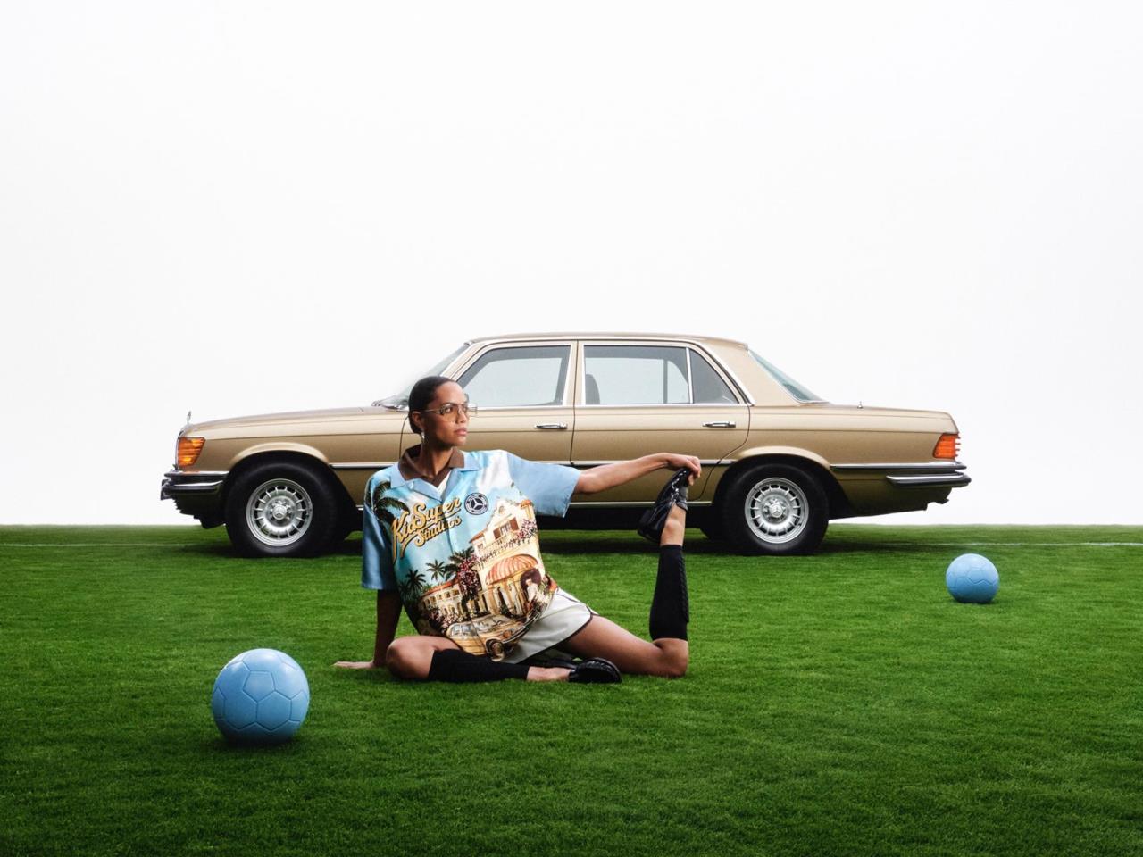 Kick it Like Colm Dillane: MercedesBenz and KidSuper Are Inspired by Automotive Heritage and Soccer