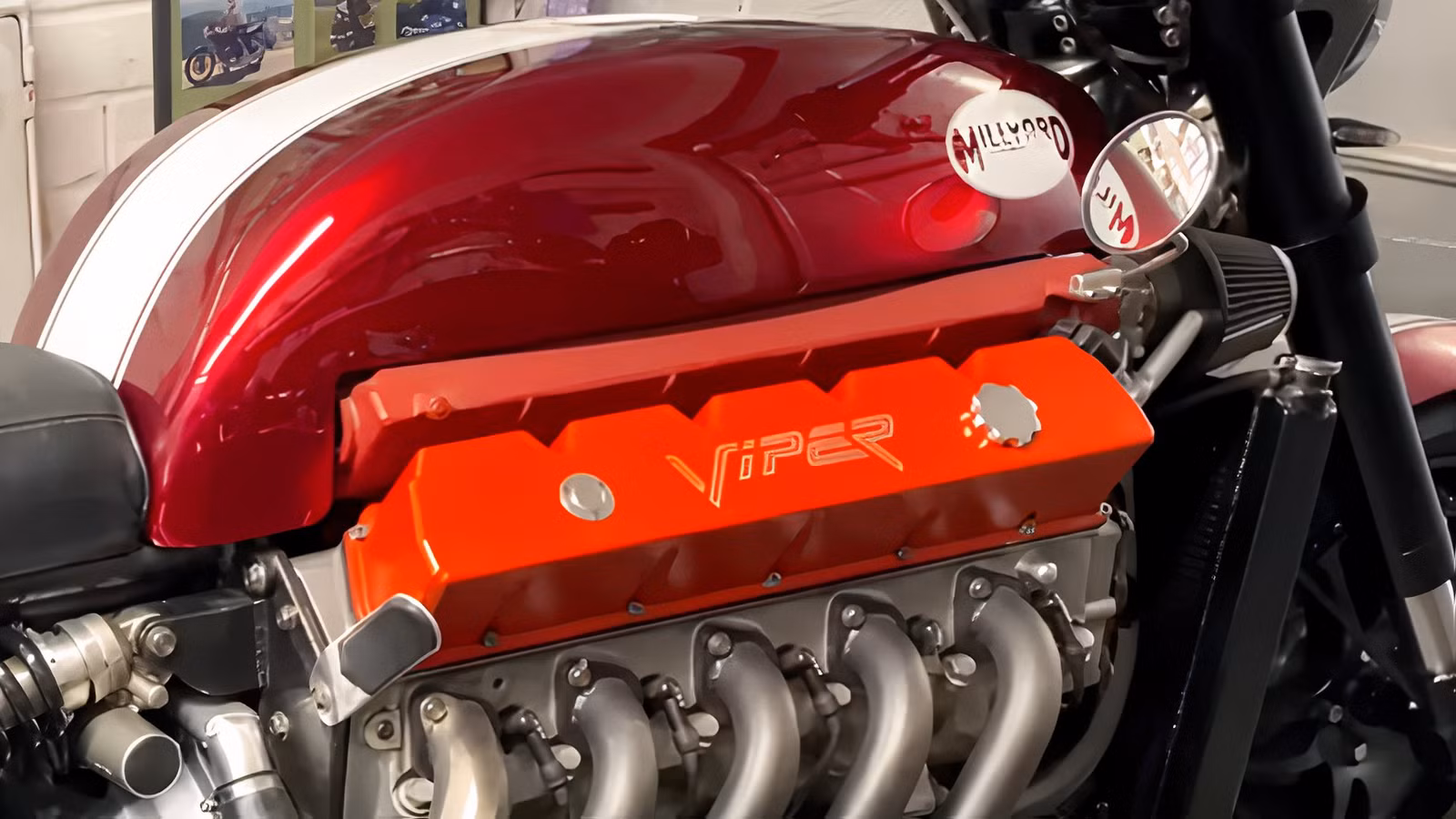 The 500-HP Dodge Viper V10 Motorcycle That Hit 207 MPH Is Now For Sale