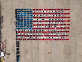 Nearly 300 Corvette Owners Came Together For One Very American Flag Day