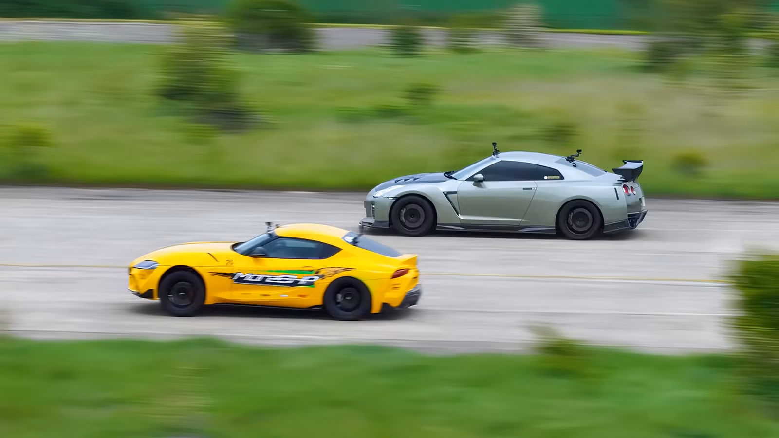 World's First AWD Toyota Supra Takes On A 1,000-HP Nissan GT-R