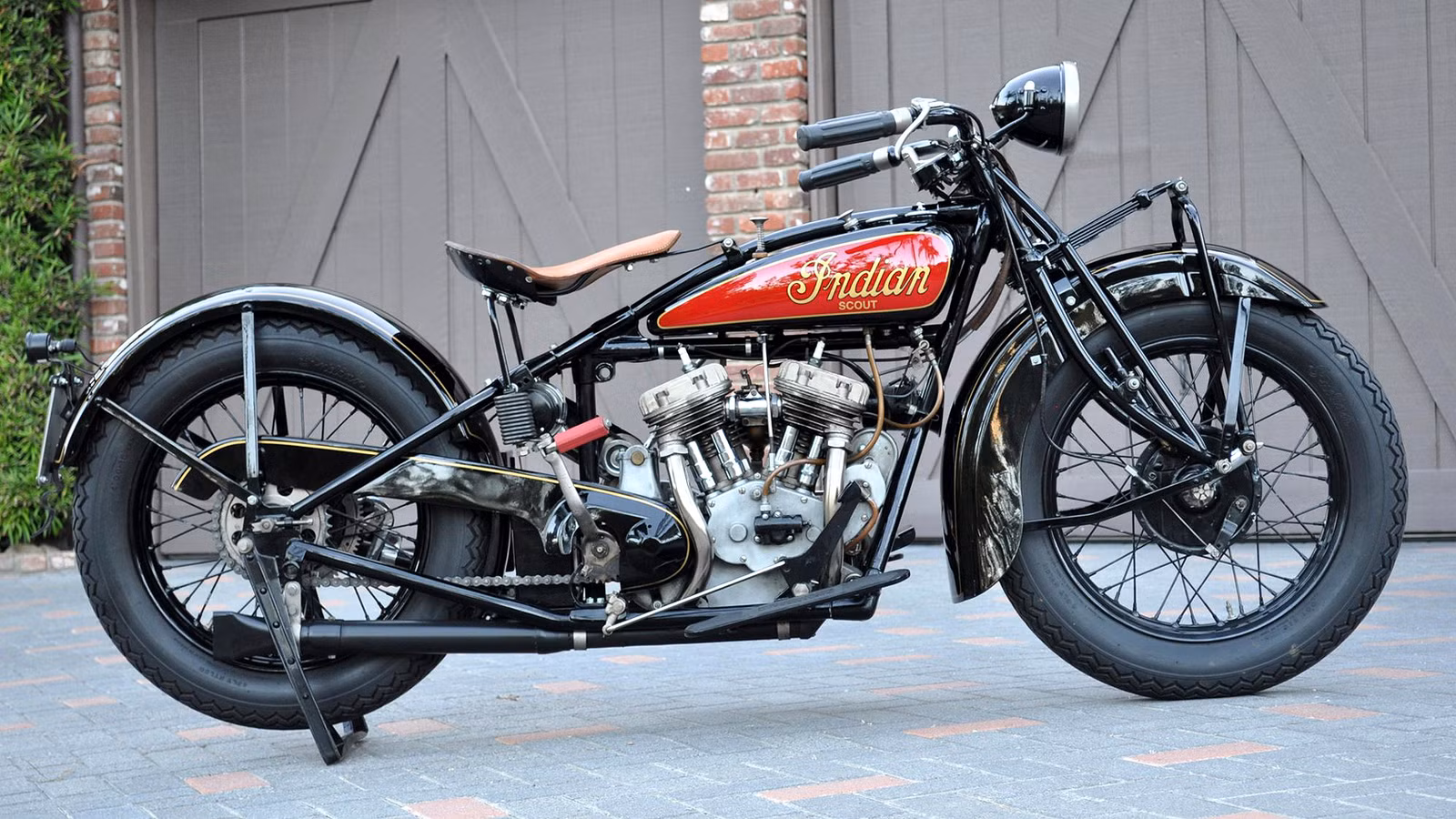 9 Vintage Indian V-Twin Motorcycles Collectors Chase at Auction