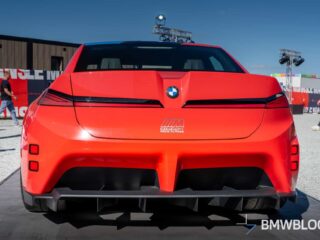 BMW M3 EV Spied Possibly Hiding The Concept’s Ducktail Spoiler