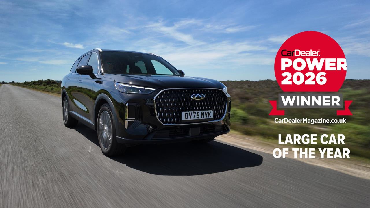 CHERY TIGGO 9 CSH named Large Car of the Year at 2026 Car Dealer Power Awards