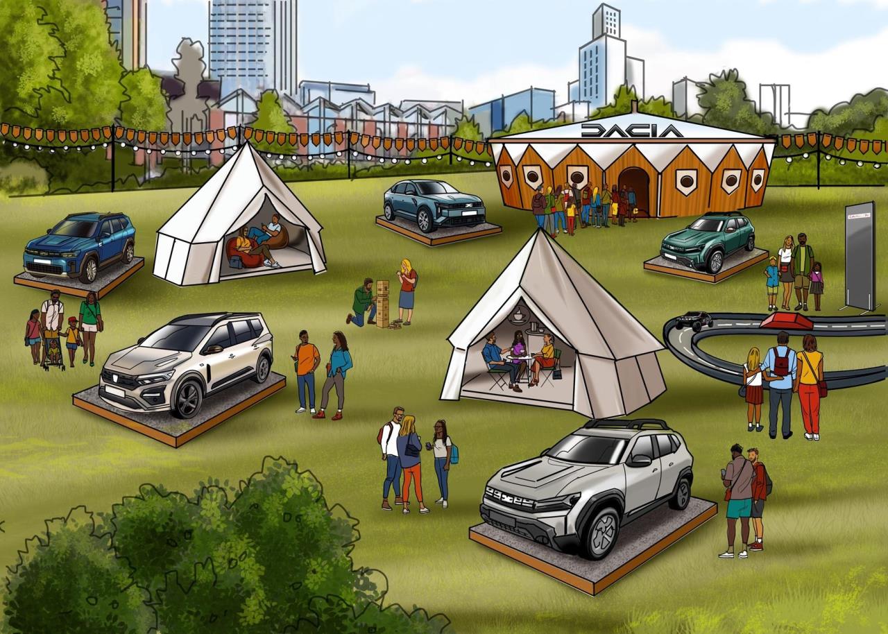 Dacia's City Escape brings a taste of the outdoors to London with first public appearance of Dacia S