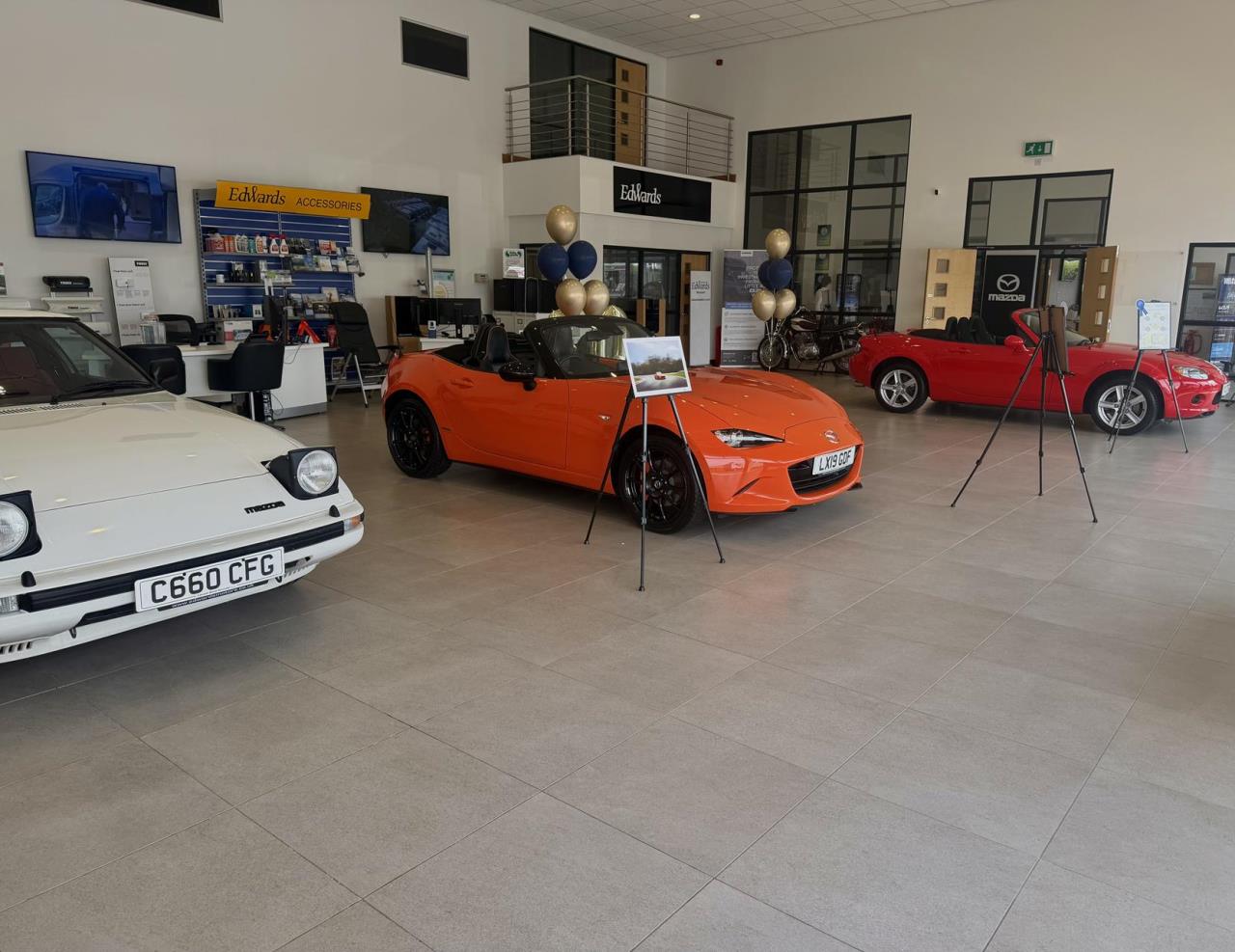 Edwards Mazda celebrates 50 years of success in Worcestershire