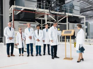 Her Royal Highness The Princess Royal officially opens Bentley Motors' new stateoftheart Paint Shop