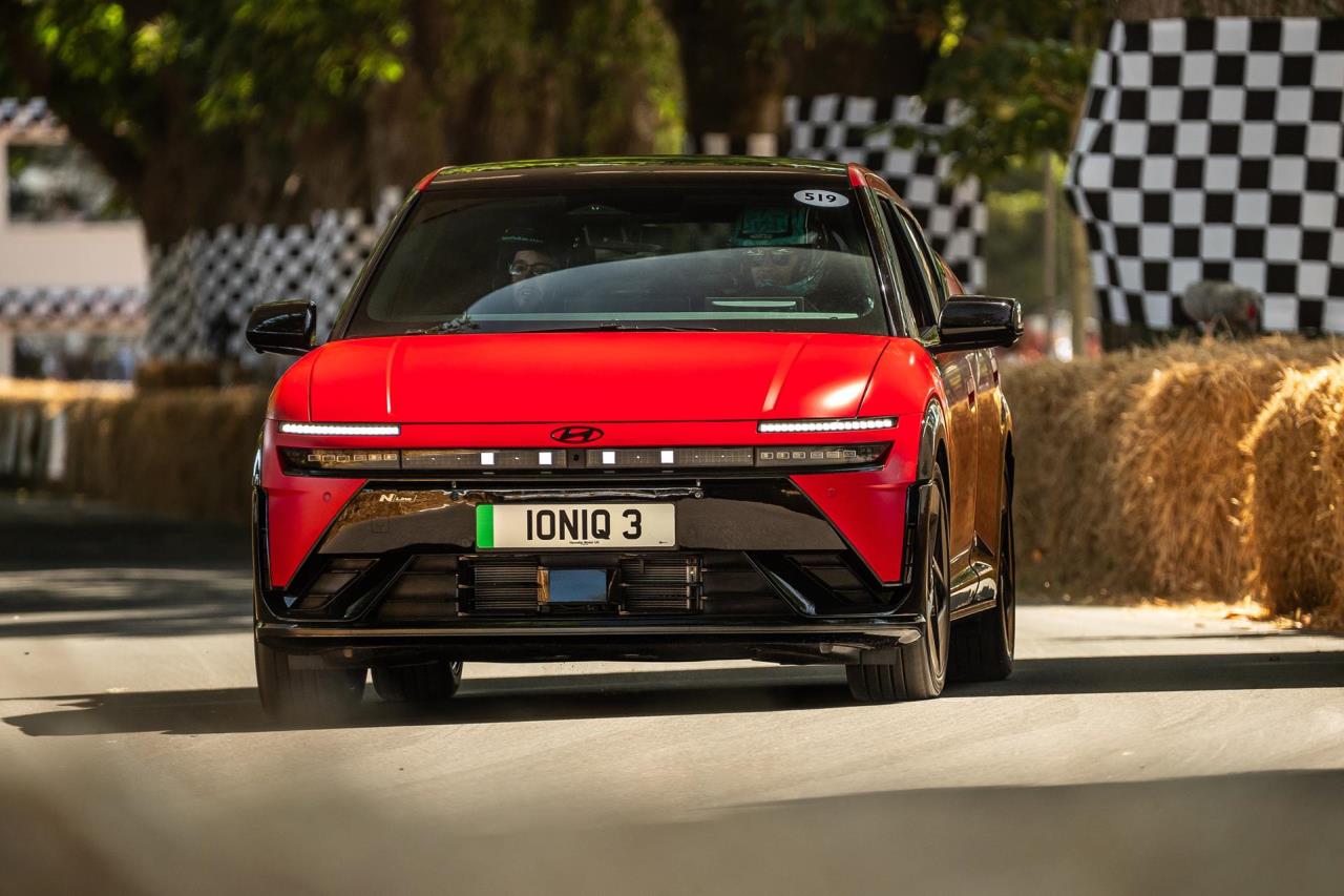 Hyundai brings the allnew IONIQ 3 to the Goodwood Festival of Speed