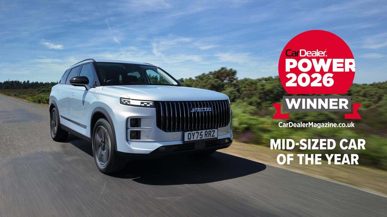 JAECOO 7 named Midsized Car of the Year in 2026 Car Dealer Power Awards