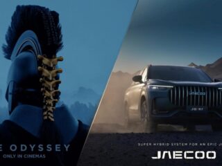 JAECOO SHS celebrates the release of Christopher Nolan's The Odyssey, in UK cinemas on 7.17