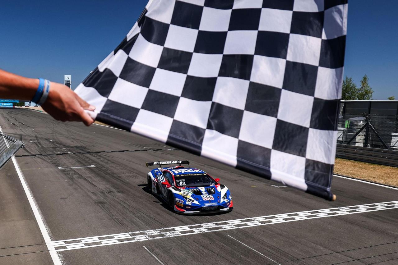 Lamborghini claims third ADAC GT Masters victory of the year at the Nürburgring