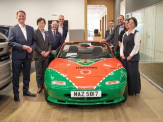 Mazda Motor Corporation President and CEO, Masahiro Moro visits Mazda UK and Hendy Tunbridge Wells d