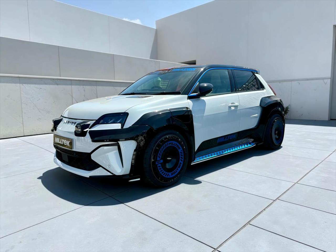 Milltek Design Unveils Striking New Wide Body Kit for Renault 5 and Alpine A290 at Goodwood Festival