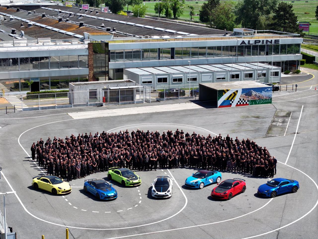 Over 35,000 Alpine A110 produced at the Alpine Dieppe factory which is gearing up to welcome the 3rd