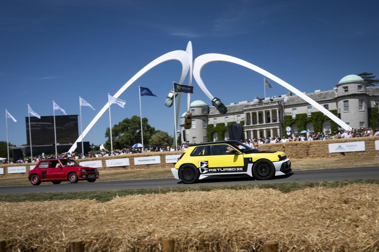 Renault electrifies Goodwood Festival of Speed with Renault 5 Turbo 3E and iconic performance showca