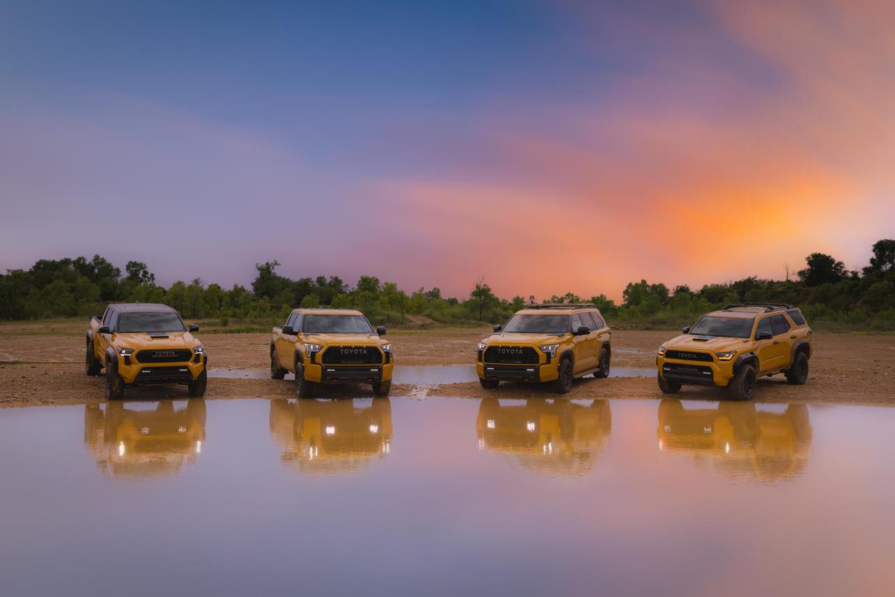 Toyota Brings the Buzz with Honeycomb and Hot Honey Colors for 2027 TRD Pro Models
