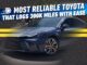 Toyota's Most Reliable Vehicle That Logs 300K Miles With Ease