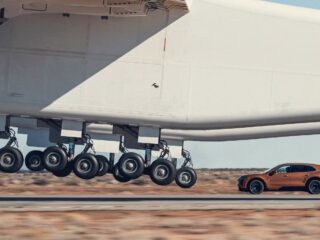 Porsche's Most Powerful Car Just Drove Beneath The World's Biggest Aircraft