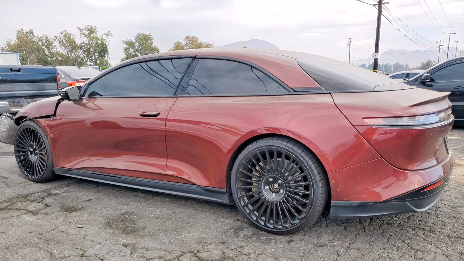 Shaquille O'Neal's One-Off Lucid Air Coupe Just Hit Copart
