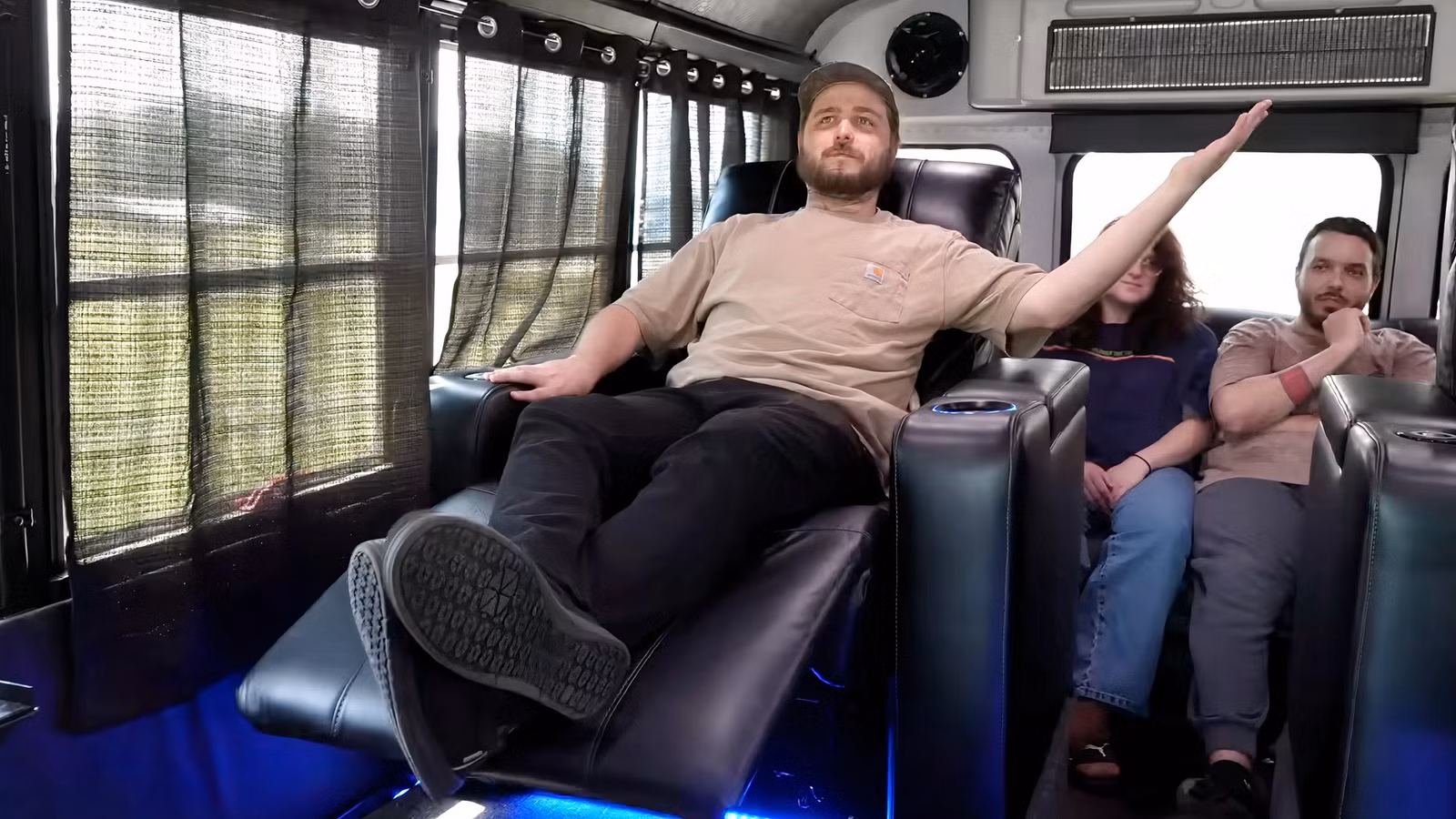 Westen Champlin Turned A $4,000 School Bus Into The Ultimate VIP Road Trip Rig