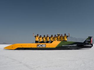 JCB Hydromax Just Shattered The Hydrogen Land Speed Record At Bonneville