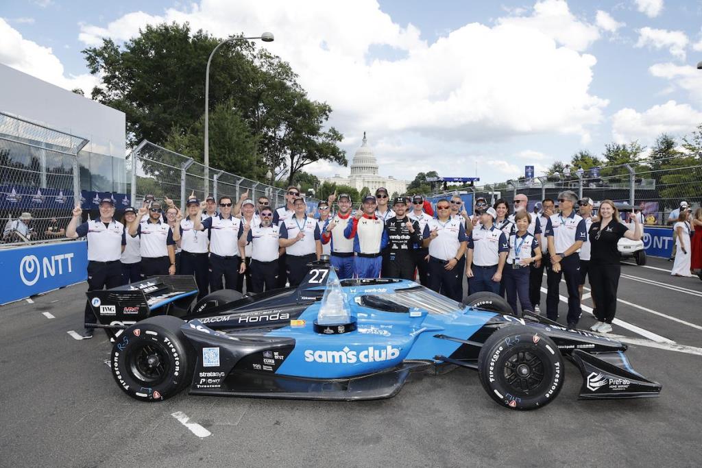 Kyle Kirkwood wins inaugural IndyCar race on the streets of Washington DC