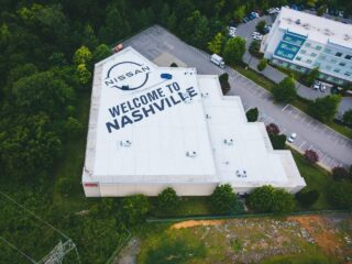 Nissan welcomes travelers to Nashville International Airport with a hometown tribute to Tennessee ma