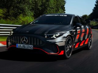 The Electric AMG CLA 45 Hit the Nürburgring — Here’s How Fast It Was