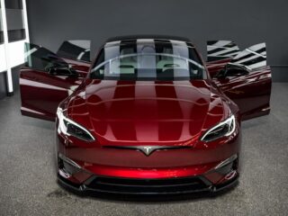 Unplugged Performance Preserves Tesla Model S Plaid Signature Edition #001 for Legendary Designer Fr