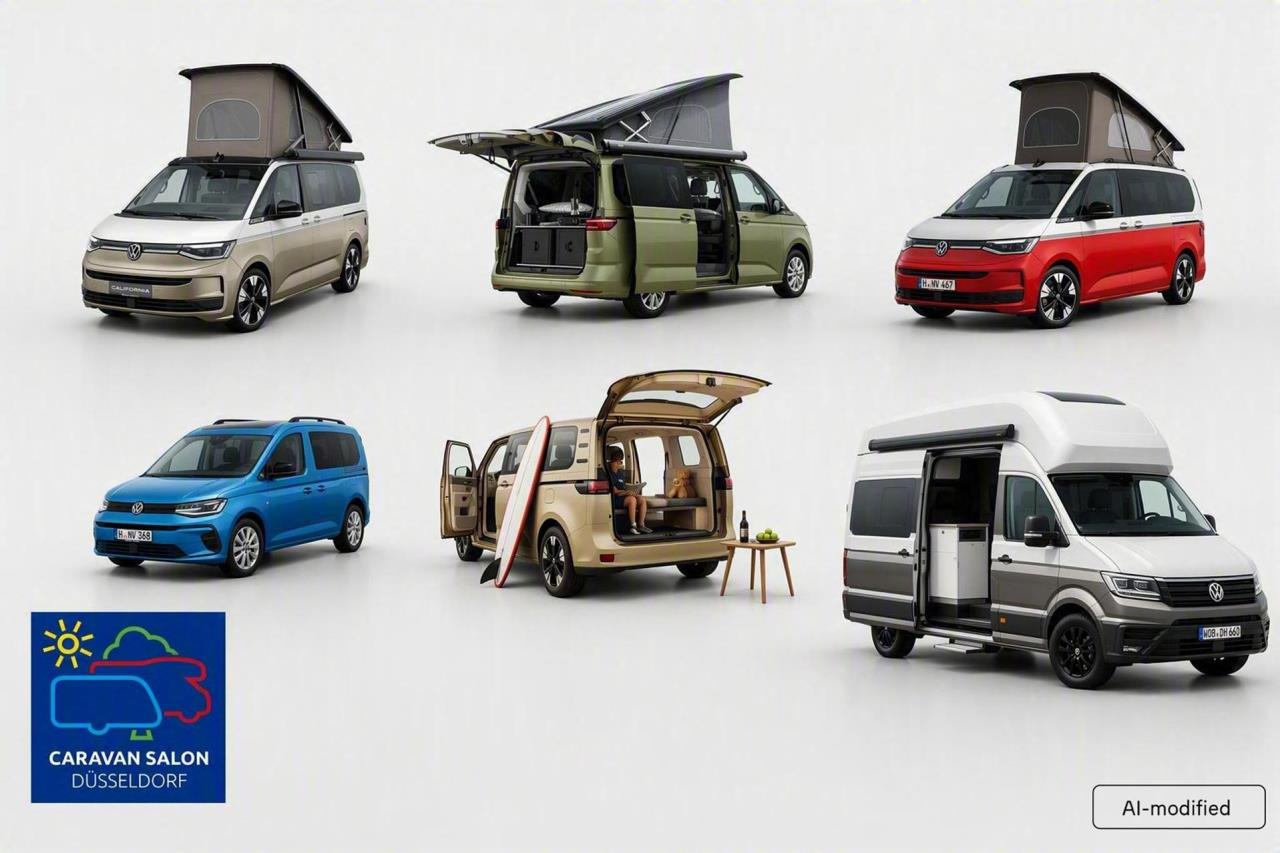 Volkswagen Commercial Vehicles showcases its complete world of modern camping solutions at CARAVAN S