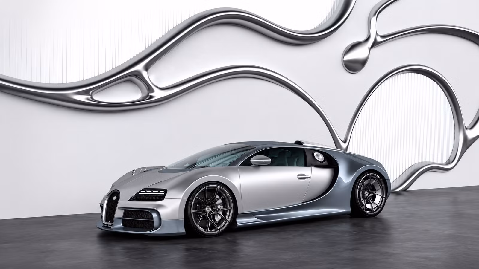 Bugatti Veyron Restomod Render vs. La Maison Pur Sang Official