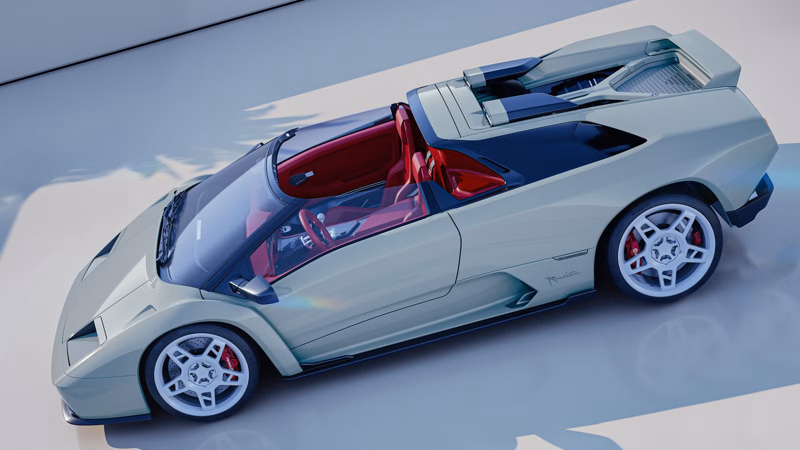 This Roofless Lamborghini Diablo Restomod Is Pure V12 Madness