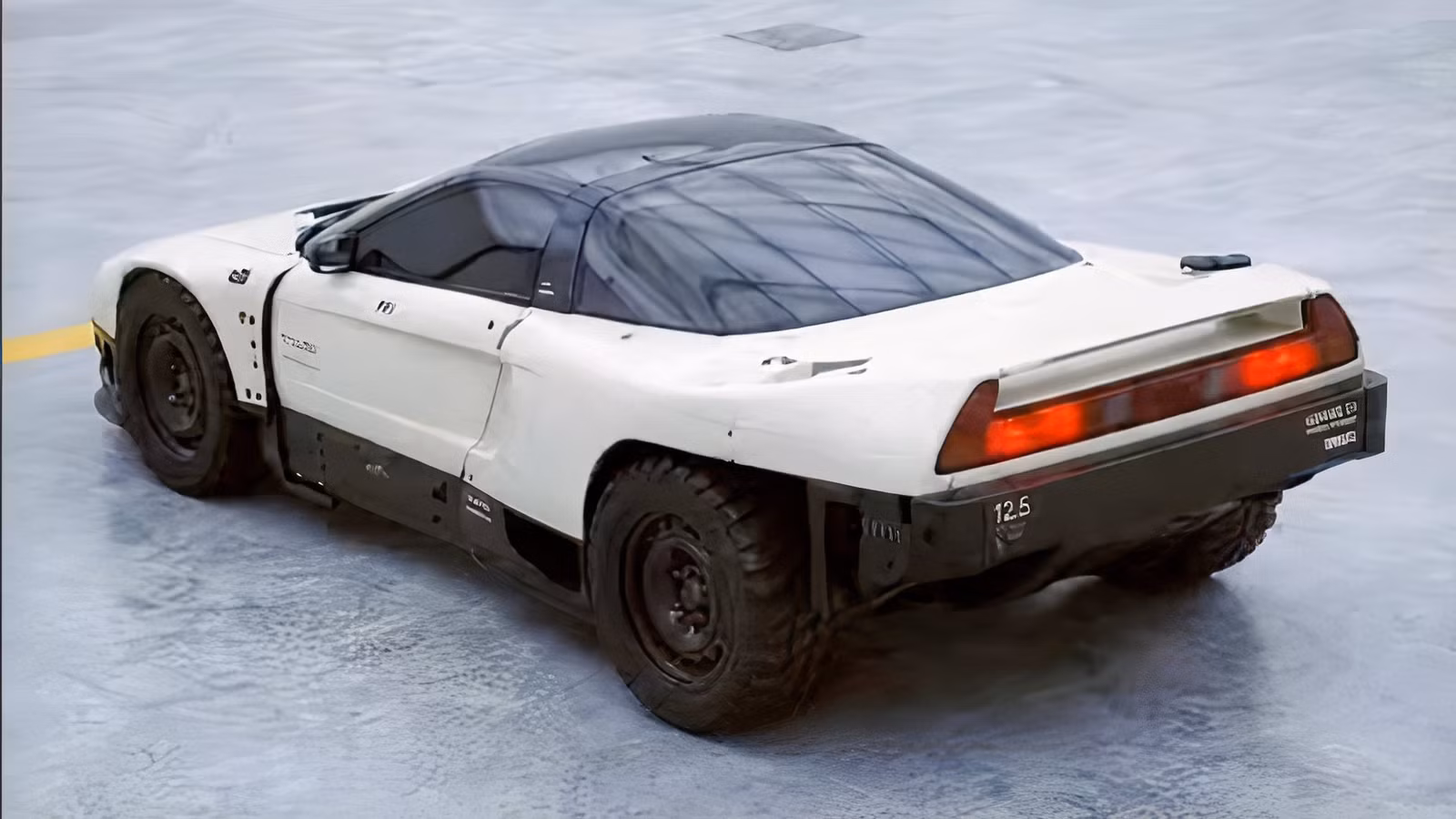 Someone Turned The Honda NSX Into A Sci-Fi Supercar For The Apocalypse
