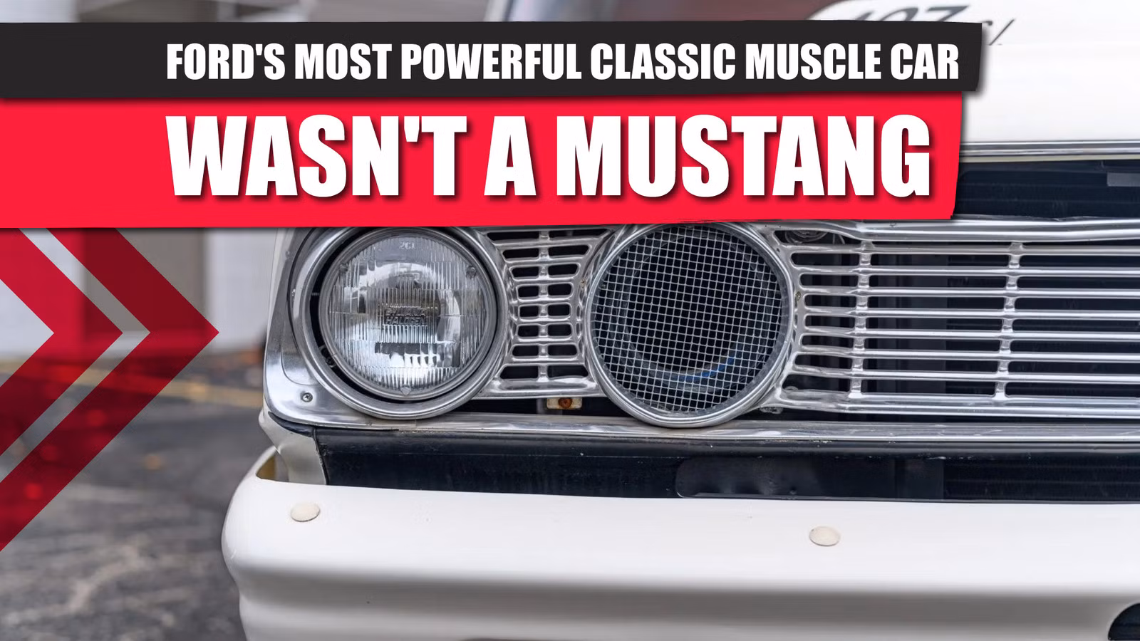 Ford's Most Powerful Classic Muscle Car Wasn't A Mustang