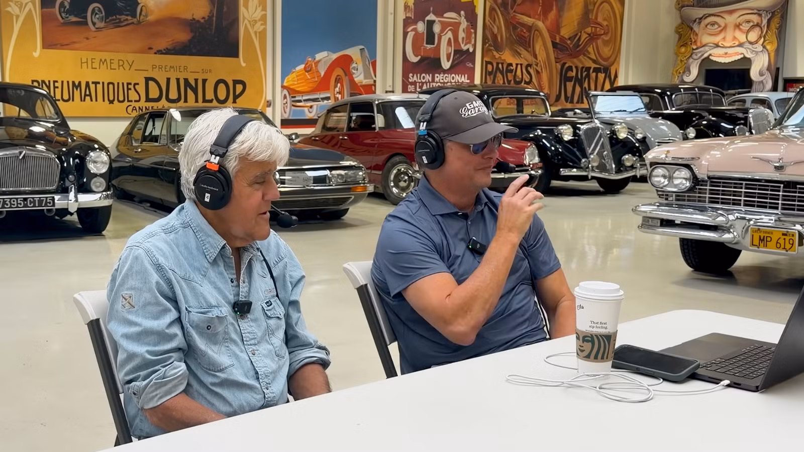 Jay Leno Helps YouTuber Negotiate A $2 Million Deal In His Own Garage
