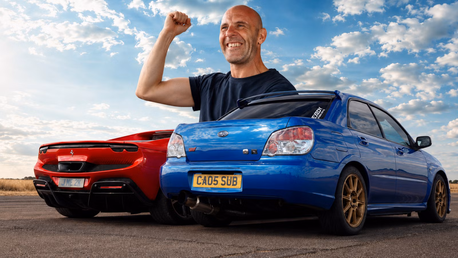 Watch This Old-School Subaru Make A Ferrari Sweat