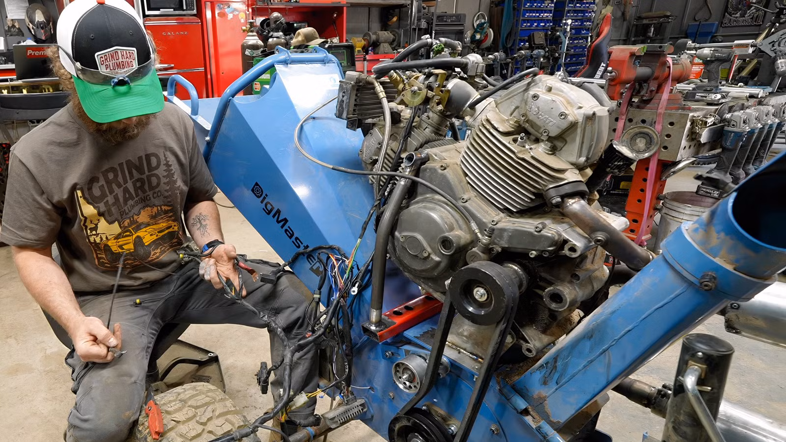The Ducati Wood Chipper Is Proof The L-Twin Deserves A Second Life In Anything