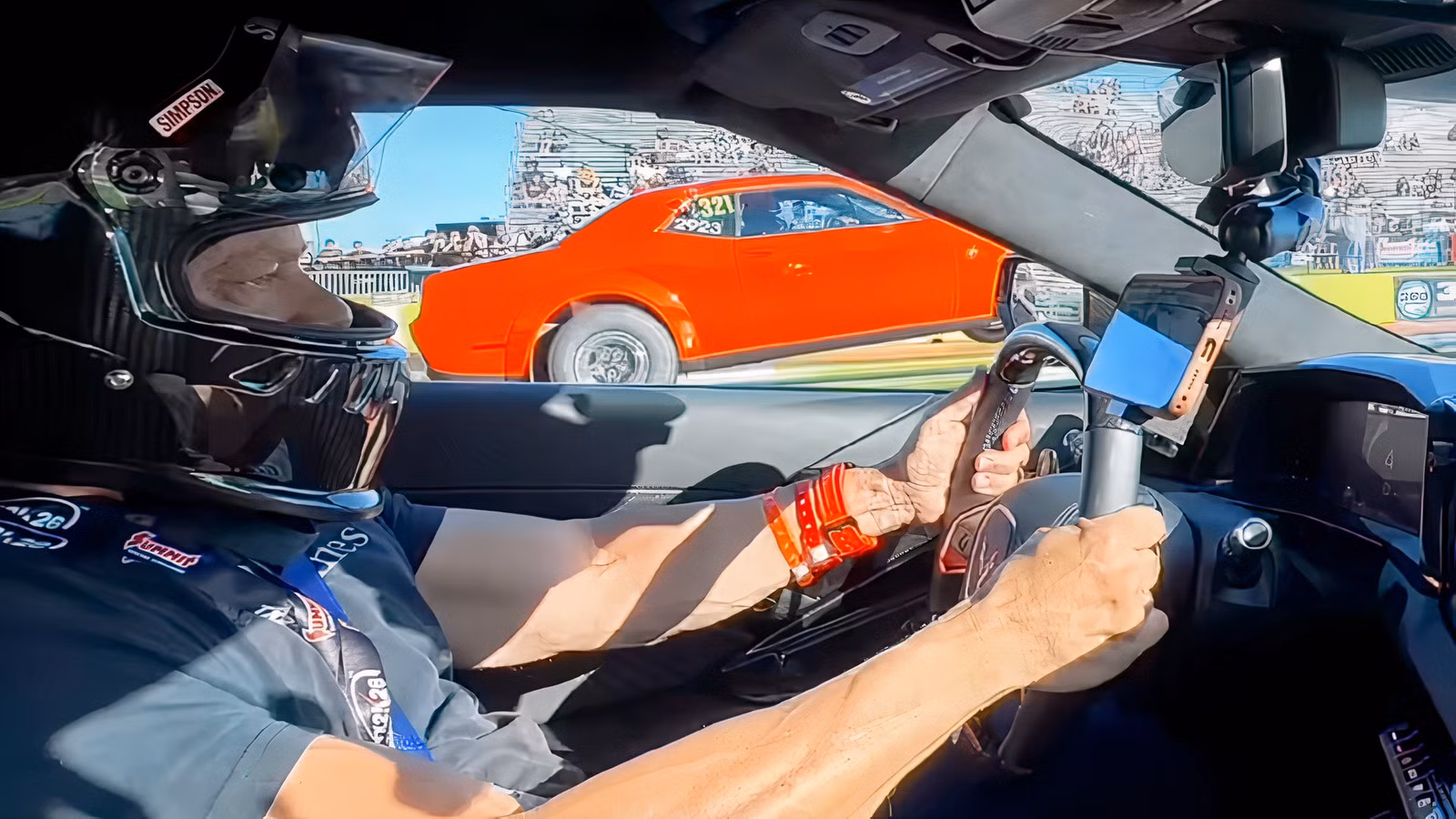 Dodge Demon 170 Owner Talks Serious Trash Before Racing A Corvette ZR1X