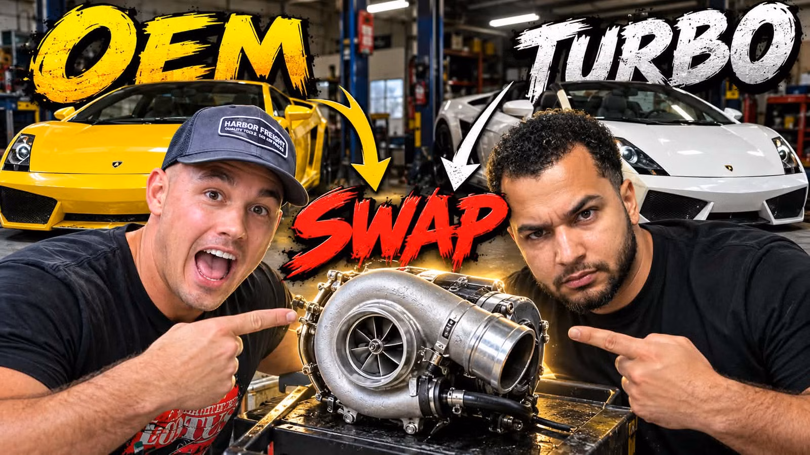 Trading Our Stock Lamborghini Gallardo Engine For TAVARISH'S Twin Turbo Monster Setup