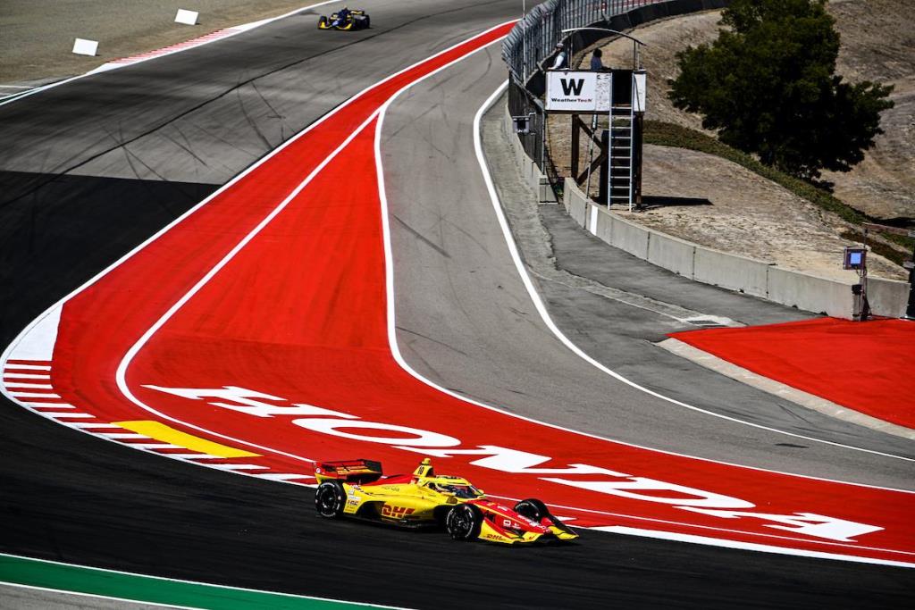 Alex Palou, Felix Rosenqvist second and third in IndyCar season finale qualifying at Laguna Seca