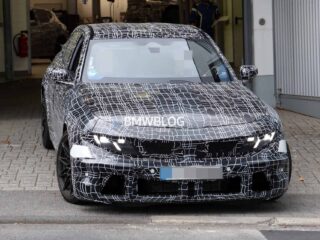 Best Look Yet: New Spy Photos Show the Gas BMW M3 Losing Its Disguise
