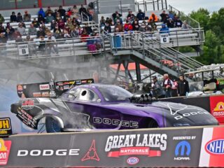 Hagan Advances to Finals at Raindelayed Dodge NHRA Great Lakes Nationals, Early Exit for Pruett in D