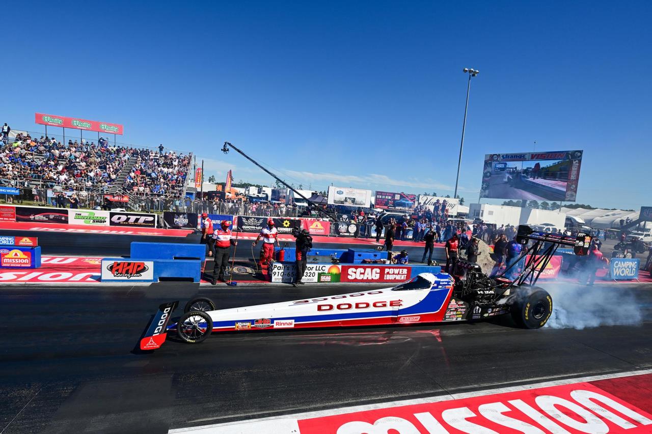 Hagan Continues to Roll in TSR Dodge//SRT Hellcat Funny Car with Win at Rockingham to Extend NHRA Po