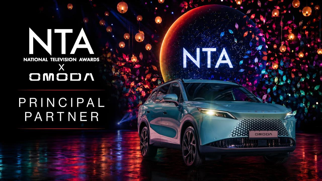 Lights, camera, action…OMODA UK is the Principal Partner for the 2026 National Television Awards