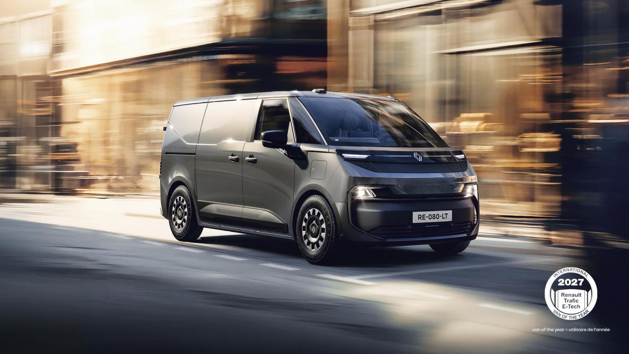 New Renault Trafic Van ETech electric Van of the Year 2027