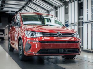 Production starts on the new Caddy: Straight off the production line with a fresh new look