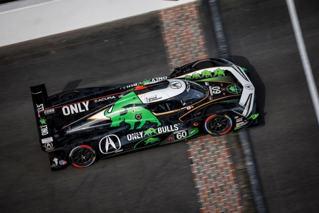 Tom Blomqvist secures frontrow start for Acura ARX06 at Indianapolis Motor Speedway