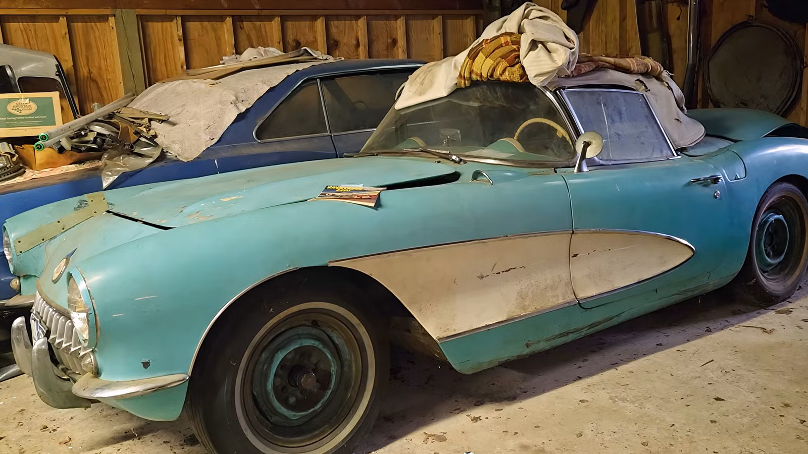 1956 Corvette Dual-Quad Barn Find Surfaces in Original Condition