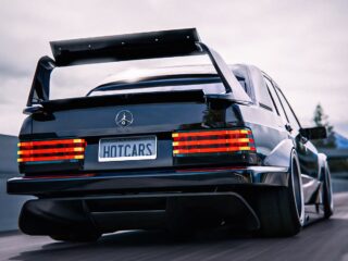 We Rendered A V8 Mercedes 190E Evo II Restomod, And Someone Built One To Race The Nürburgring 24 Hours